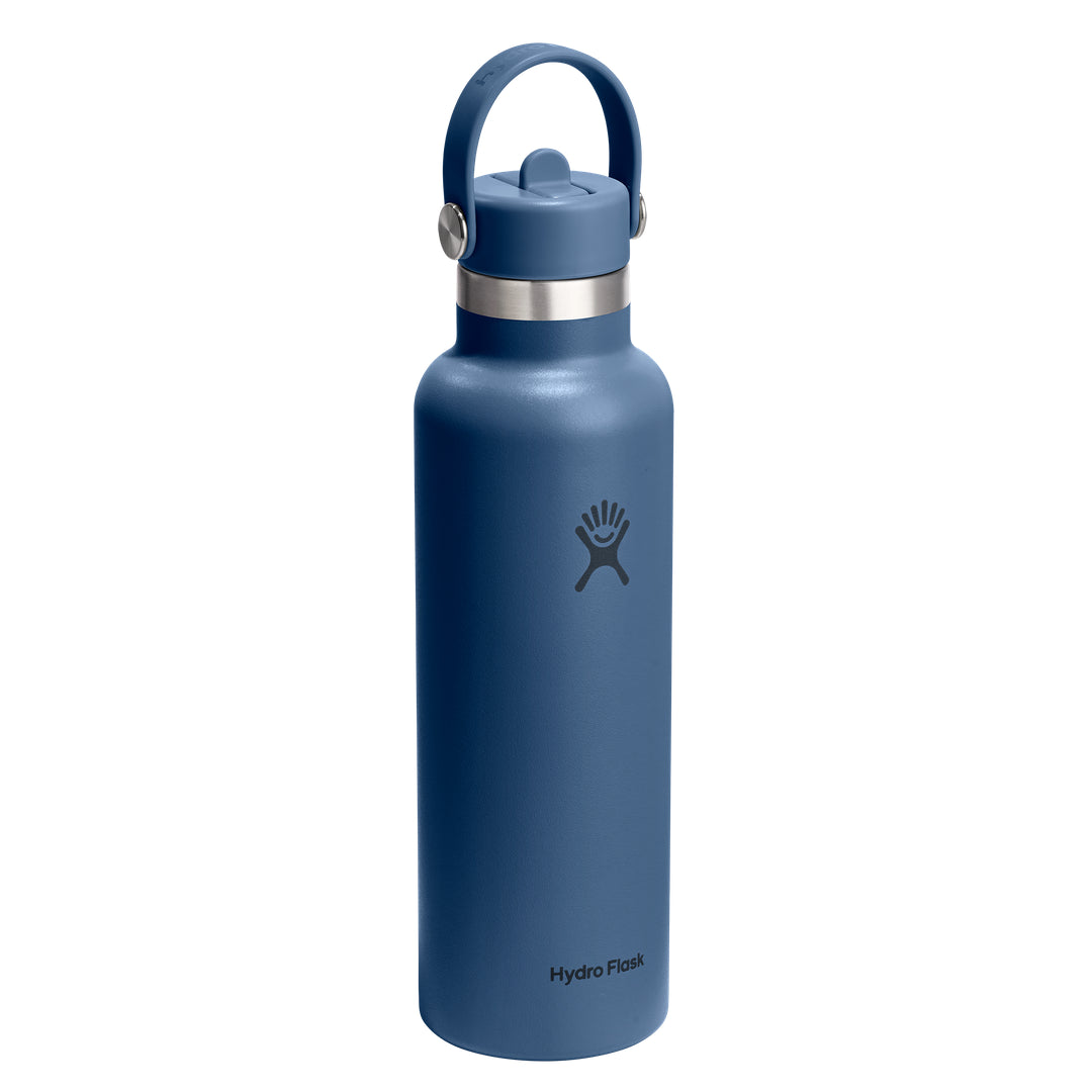 Hydro Flask HYDRO FLASK 21OZ STANDARD FLEX STRAW CAP HARBOR BLUE