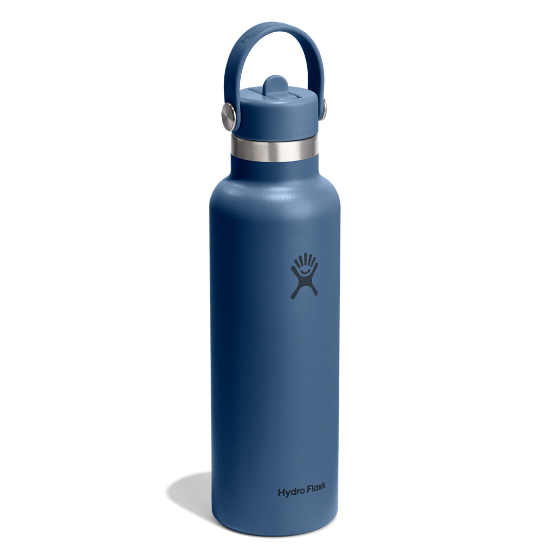 Hydro Flask HYDRO FLASK 21OZ STANDARD FLEX STRAW CAP HARBOR BLUE