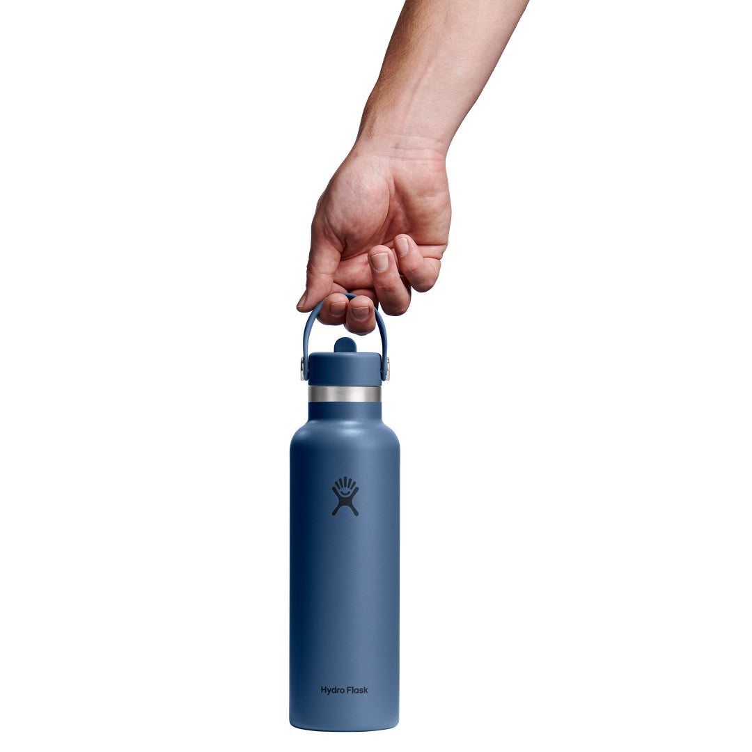 Hydro Flask HYDRO FLASK 21OZ STANDARD FLEX STRAW CAP HARBOR BLUE