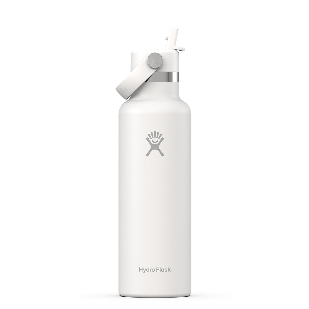 Hydro Flask HYDRO FLASK 21OZ STANDARD FLEX STRAW CAP WHITE