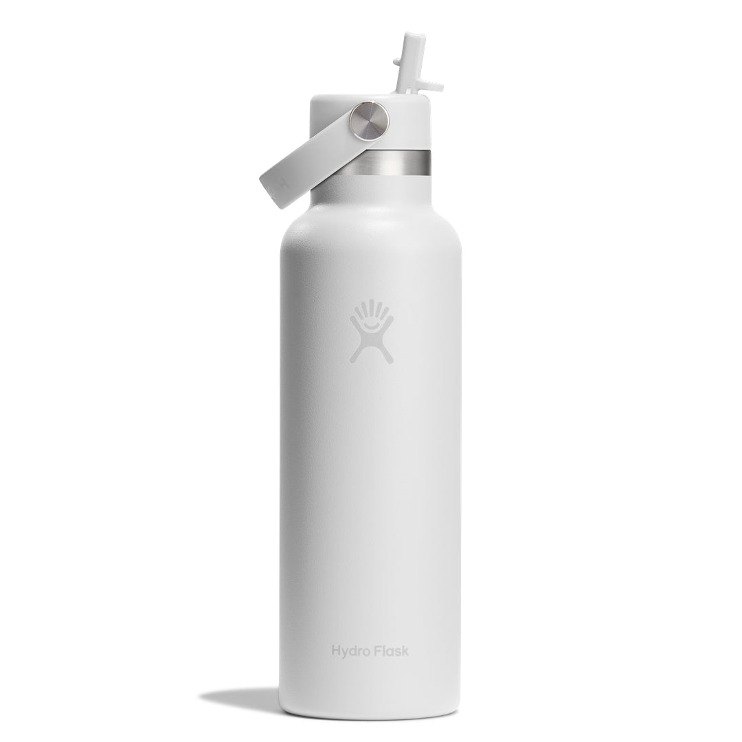 Hydro Flask HYDRO FLASK 21OZ STANDARD FLEX STRAW CAP WHITE