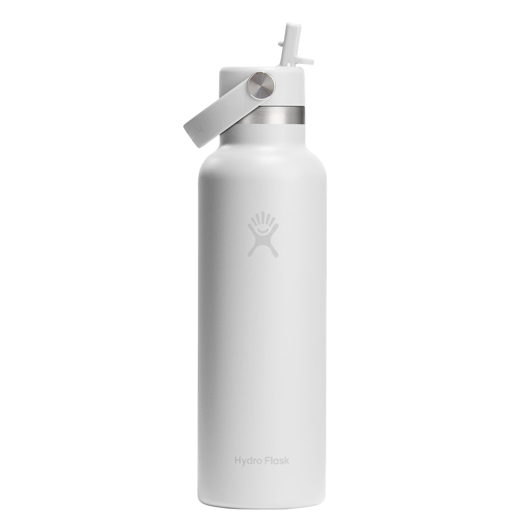 Hydro Flask HYDRO FLASK 21OZ STANDARD FLEX STRAW CAP WHITE