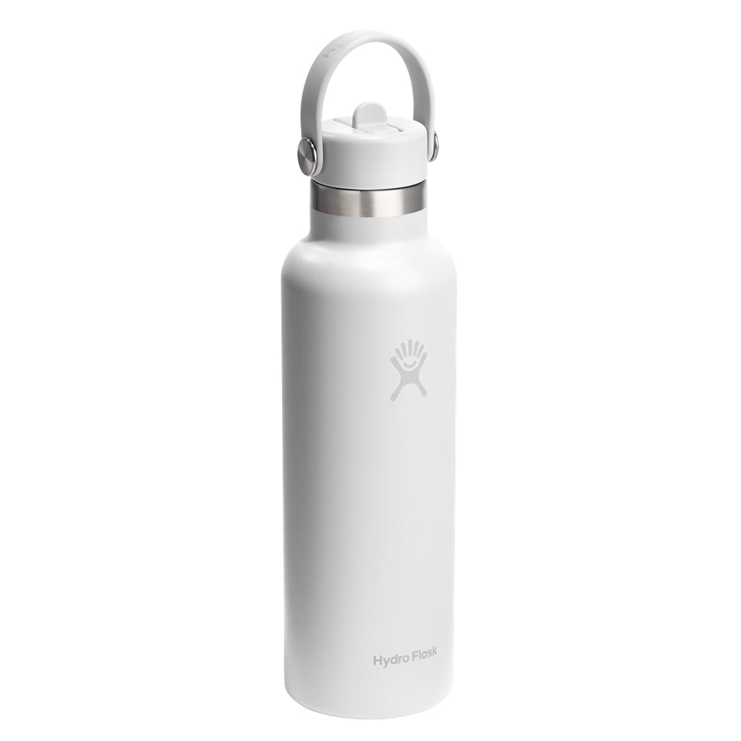 Hydro Flask HYDRO FLASK 21OZ STANDARD FLEX STRAW CAP WHITE