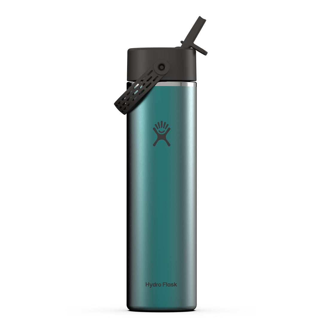 Hydro Flask HYDRO FLASK 24OZ LIGHT WIDE FLEX STRAW CAP EMERALD GREEN