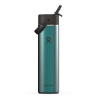 Hydro Flask HYDRO FLASK 24OZ LIGHT WIDE FLEX STRAW CAP EMERALD GREEN