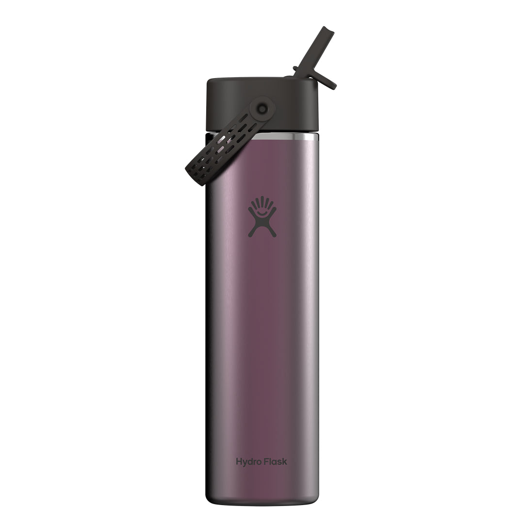 Hydro Flask HYDRO FLASK 24OZ LIGHT WIDE FLEX STRAW CAP GARNET RED