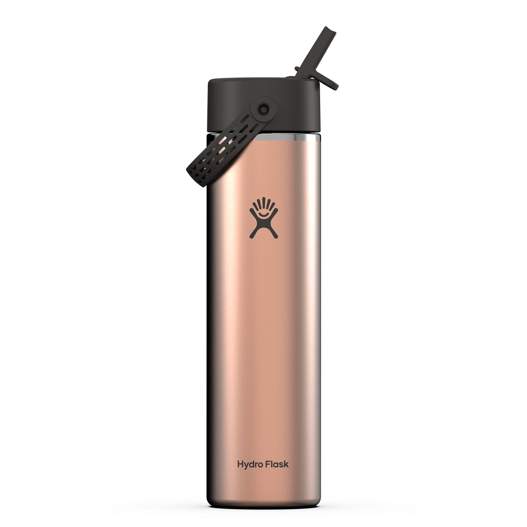 Hydro Flask HYDRO FLASK 24OZ LIGHT WIDE FLEX STRAW CAP QUARTZ