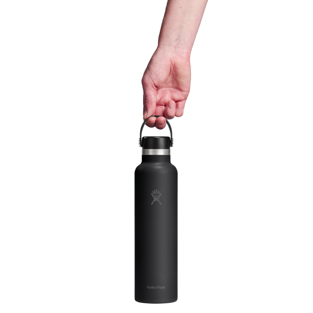 Hydro Flask HYDRO FLASK 24OZ STANDARD FLEX CAP BLACK