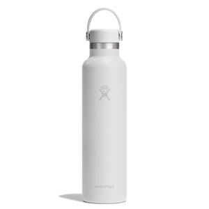 HYDRO FLASK 24OZ STANDARD FLEX CAP WHITE