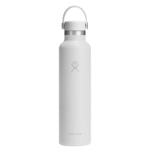 HYDRO FLASK 24OZ STANDARD FLEX CAP WHITE