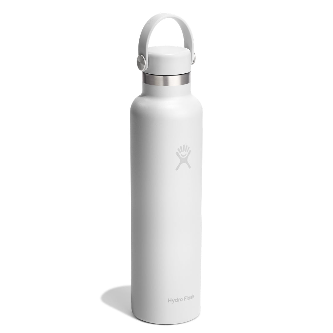 Hydro Flask HYDRO FLASK 24OZ STANDARD FLEX CAP WHITE