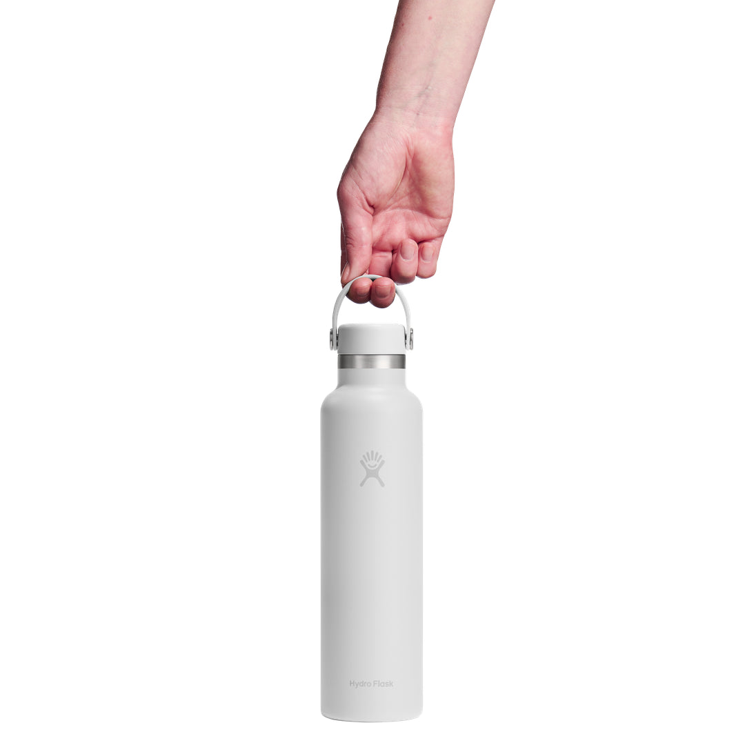 Hydro Flask HYDRO FLASK 24OZ STANDARD FLEX CAP WHITE