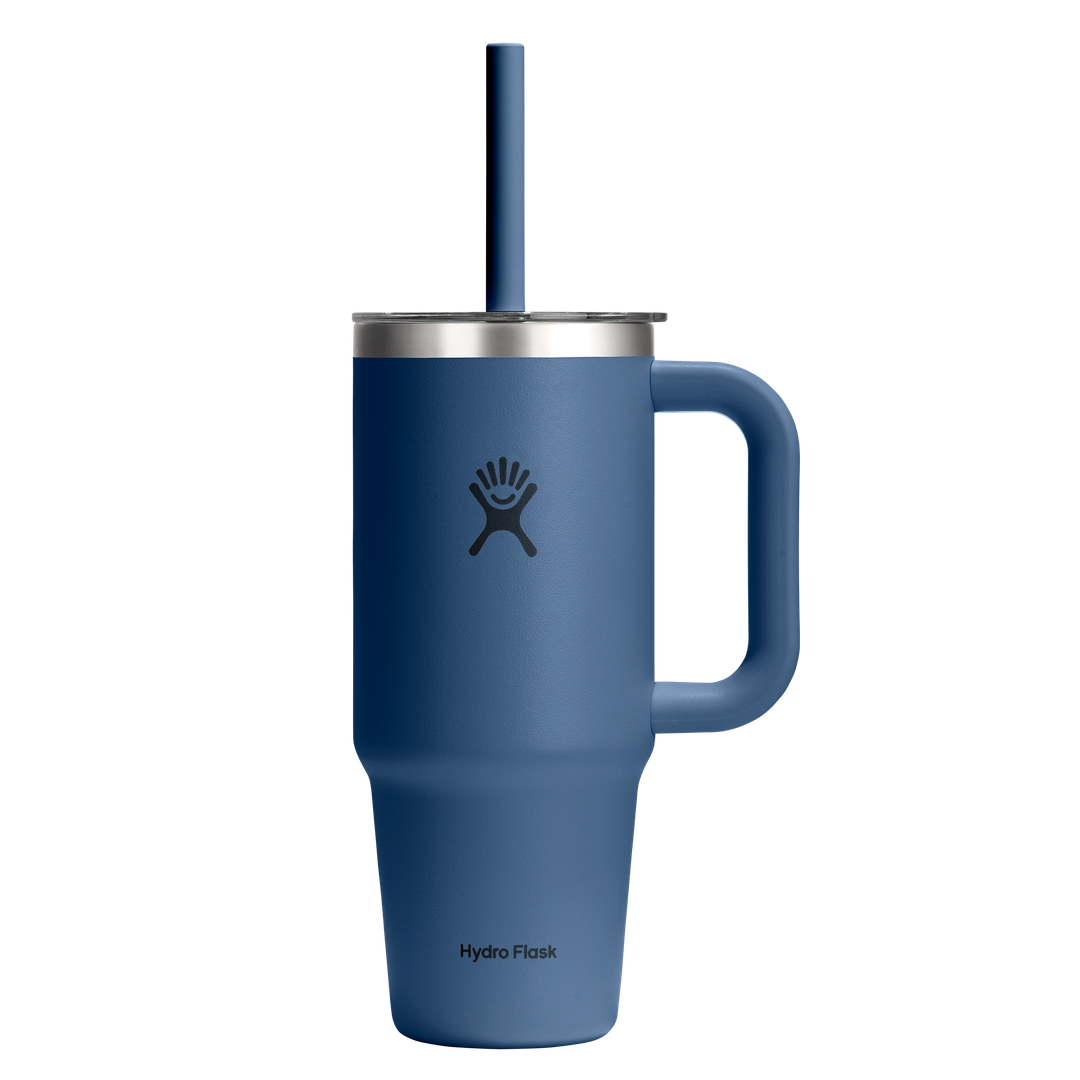 Hydro Flask HYDRO FLASK 24OZ TRAVEL TUMBLER CLEAR LID HARBOR BLUE