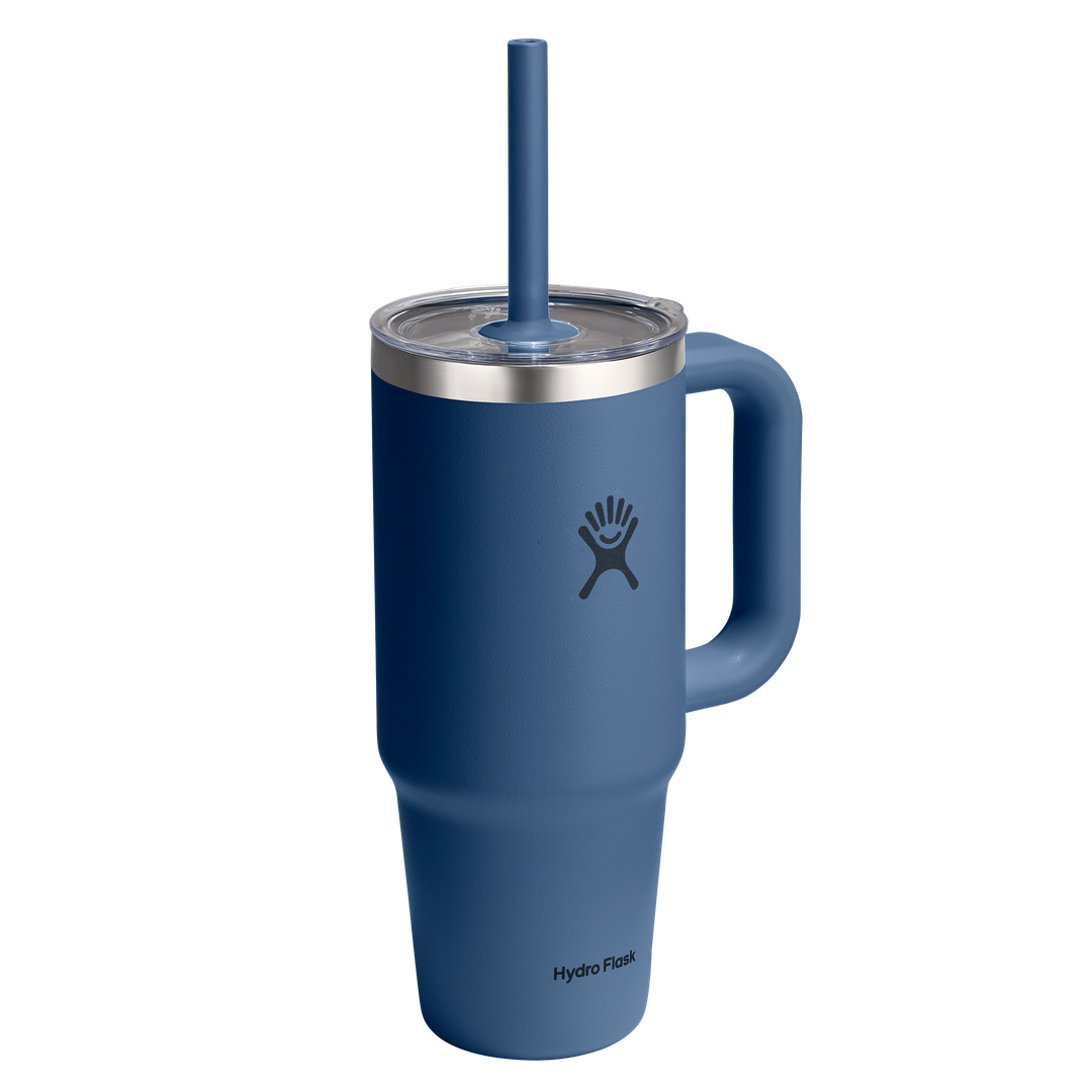 Hydro Flask HYDRO FLASK 24OZ TRAVEL TUMBLER CLEAR LID HARBOR BLUE