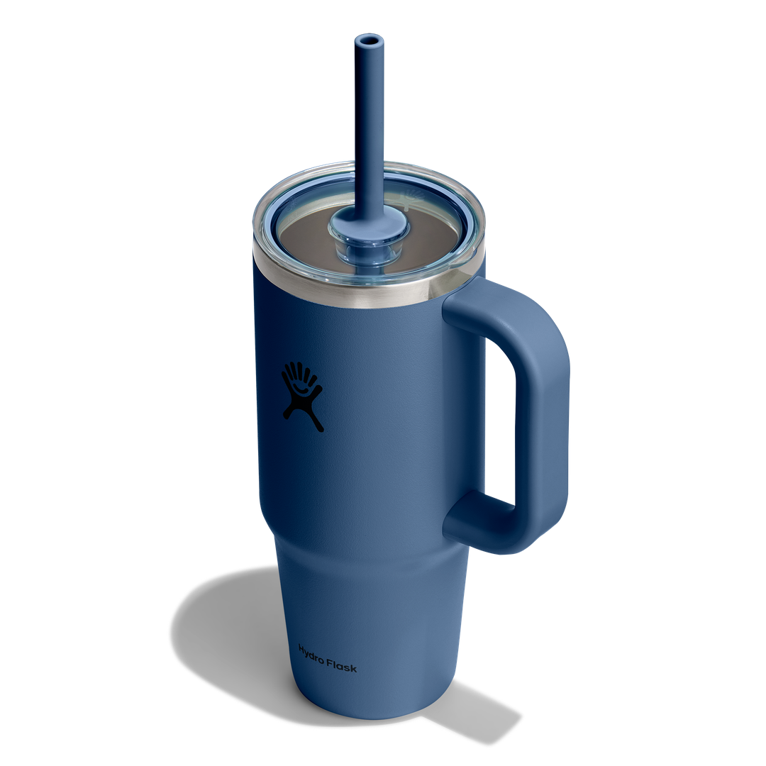 Hydro Flask HYDRO FLASK 24OZ TRAVEL TUMBLER CLEAR LID HARBOR BLUE