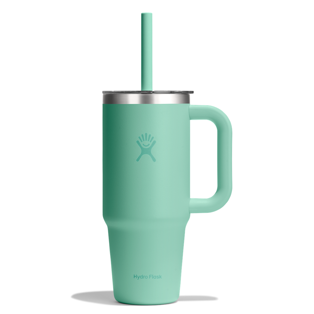 Hydro Flask HYDRO FLASK 24OZ TRAVEL TUMBLER CLEAR LID MERMAID GREEN