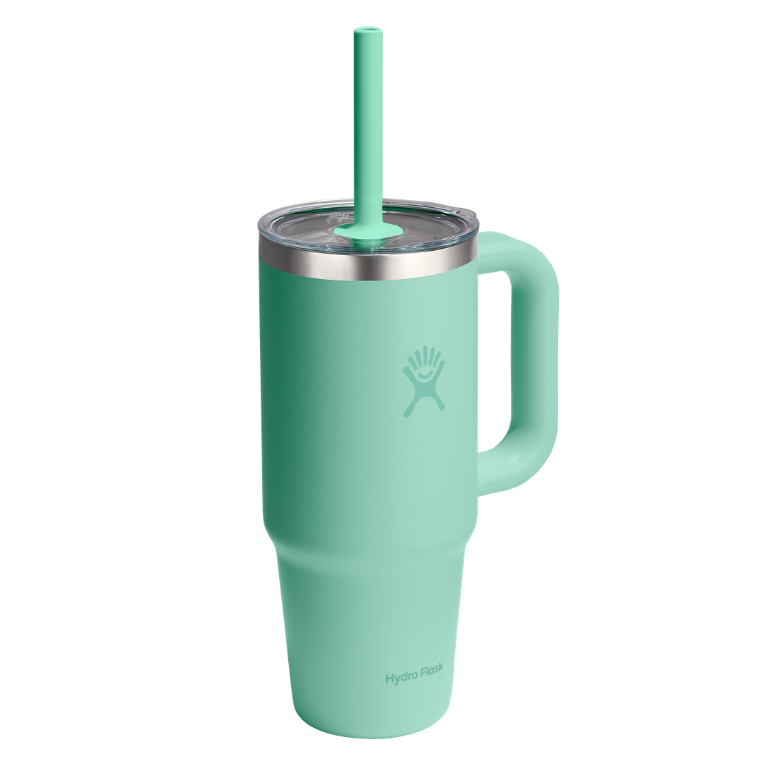 Hydro Flask HYDRO FLASK 24OZ TRAVEL TUMBLER CLEAR LID MERMAID GREEN