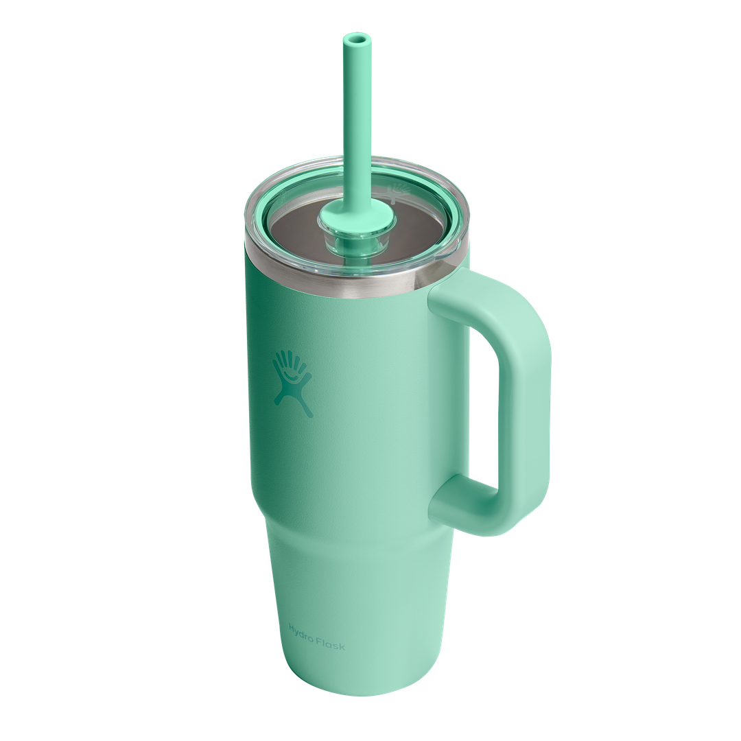 Hydro Flask HYDRO FLASK 24OZ TRAVEL TUMBLER CLEAR LID MERMAID GREEN