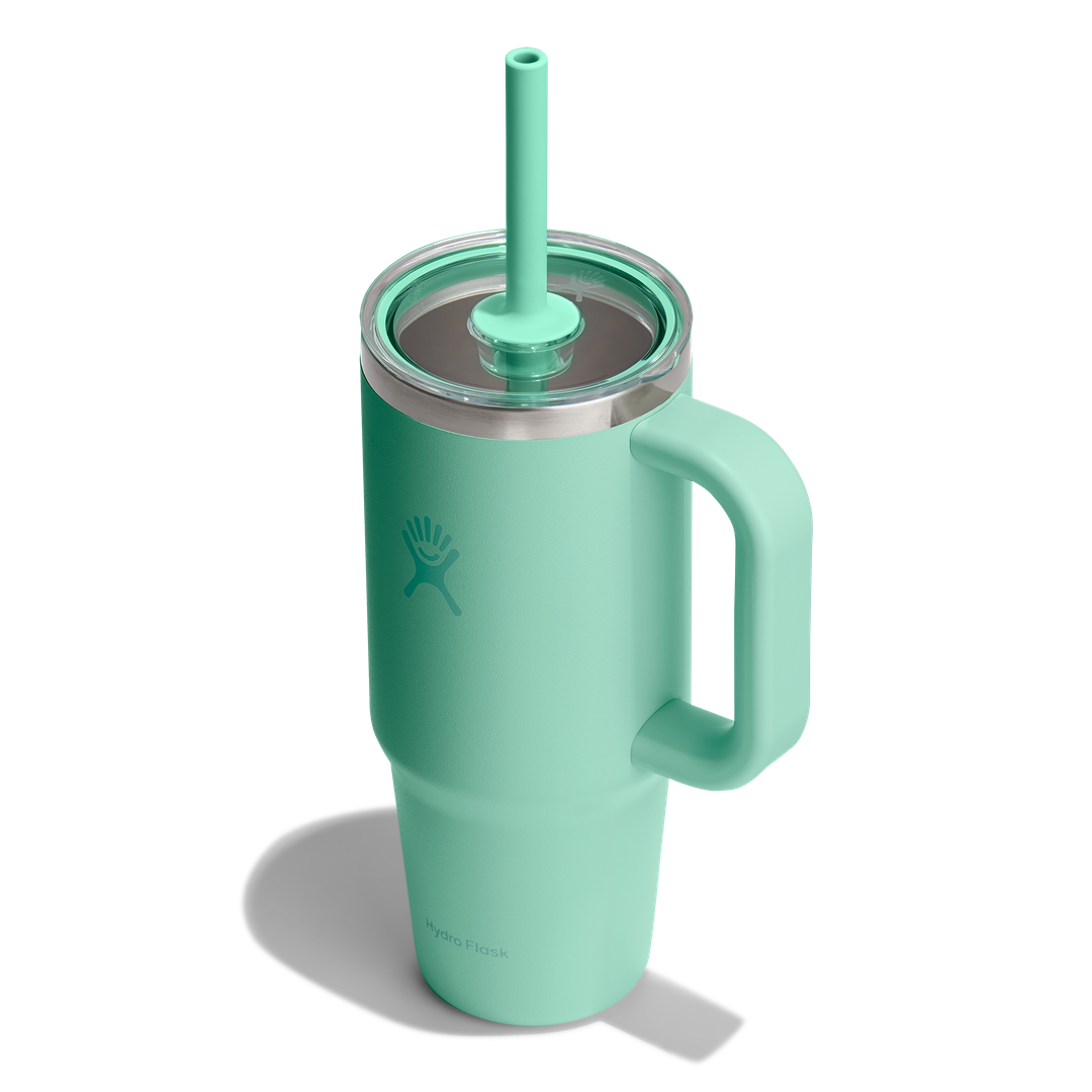 Hydro Flask HYDRO FLASK 24OZ TRAVEL TUMBLER CLEAR LID MERMAID GREEN
