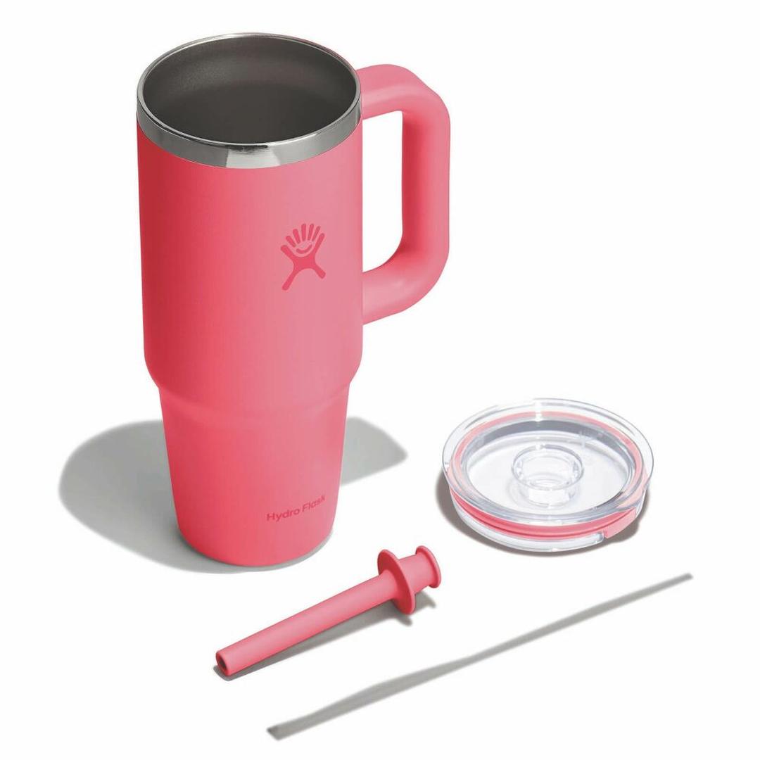 Hydro Flask 24oz Travel Tumbler Clear Lid Popstar Pink