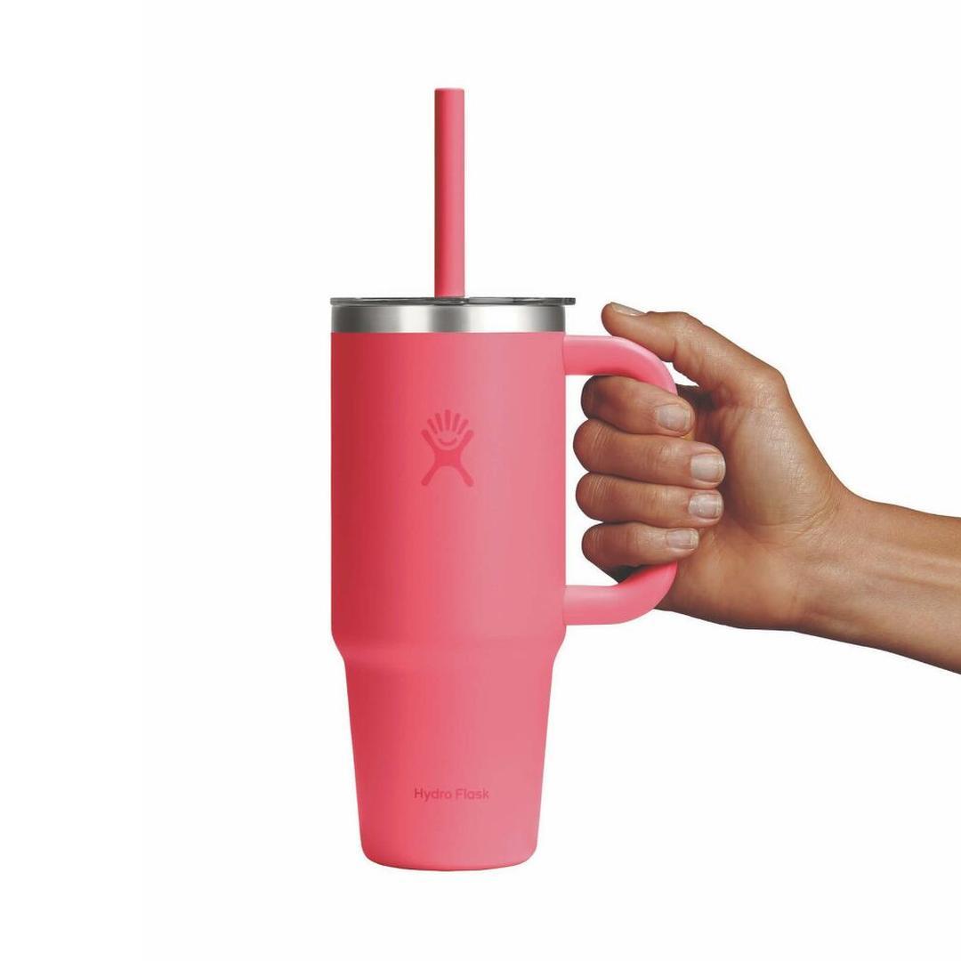 Hydro Flask 24oz Travel Tumbler Clear Lid Popstar Pink