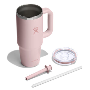 HYDRO FLASK 24OZ TRAVEL TUMBLER CLEAR LID TRILLIUM