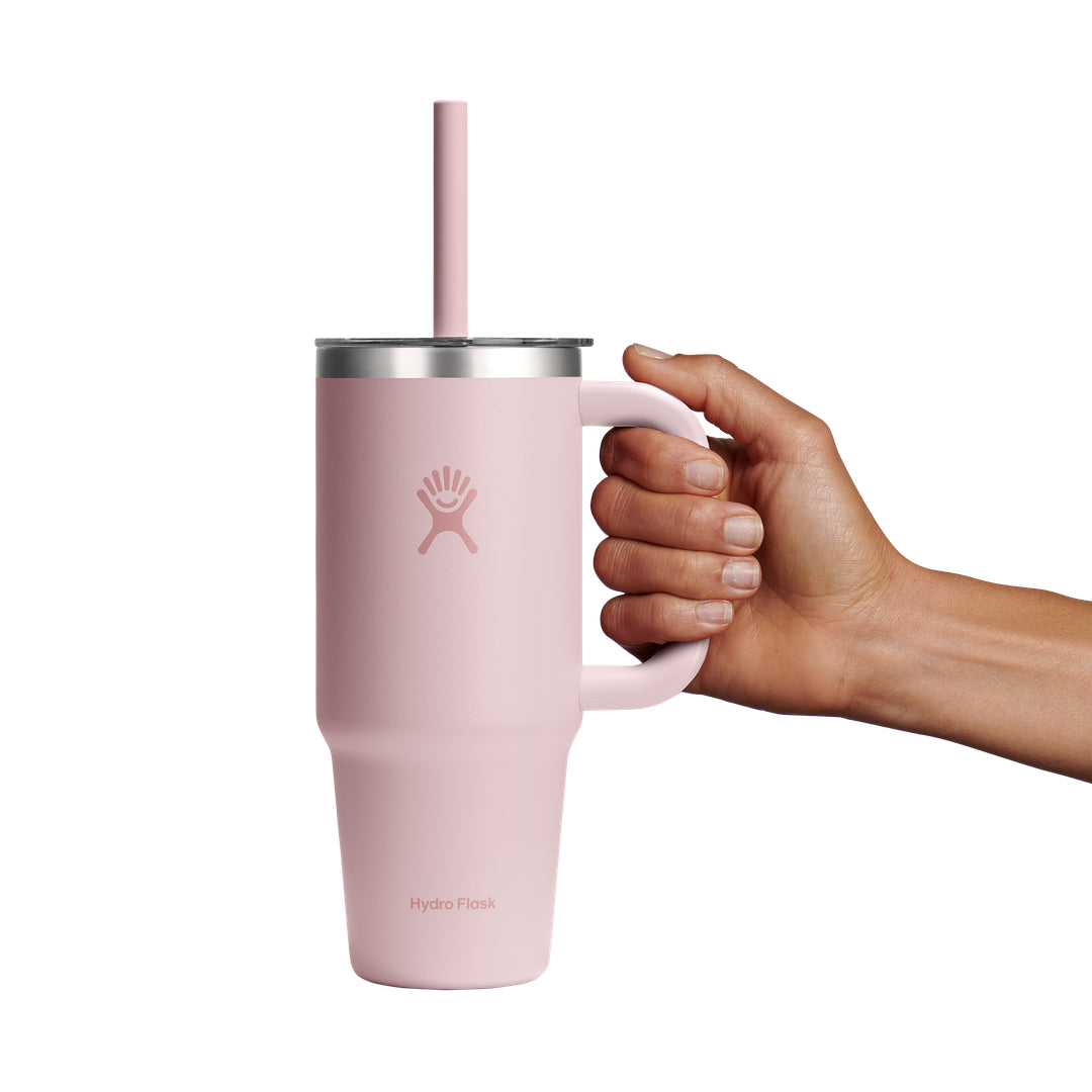 Hydro Flask HYDRO FLASK 24OZ TRAVEL TUMBLER CLEAR LID TRILLIUM