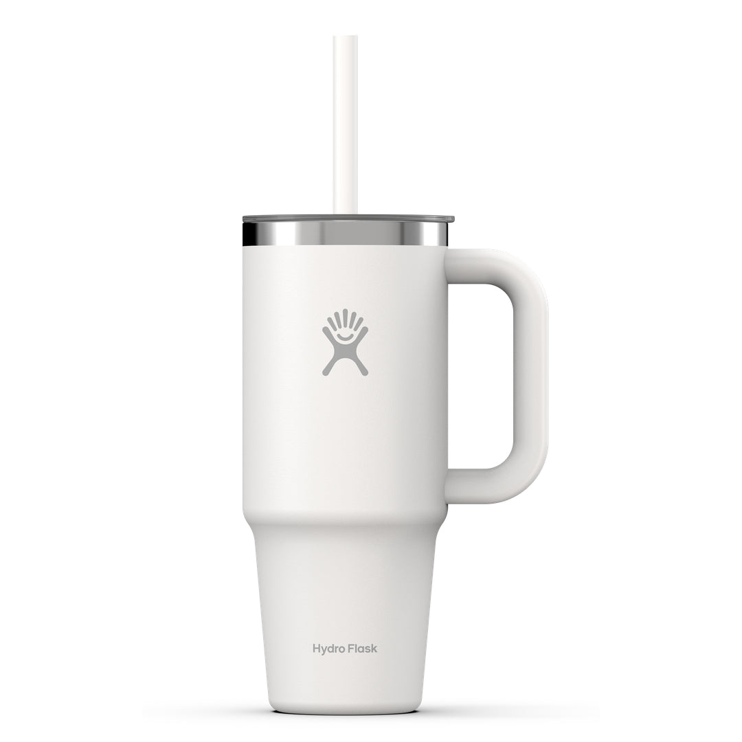 Hydro Flask HYDRO FLASK 24OZ TRAVEL TUMBLER CLEAR LID WHITE