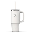 Hydro Flask HYDRO FLASK 24OZ TRAVEL TUMBLER CLEAR LID WHITE