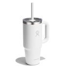 Hydro Flask HYDRO FLASK 24OZ TRAVEL TUMBLER CLEAR LID WHITE