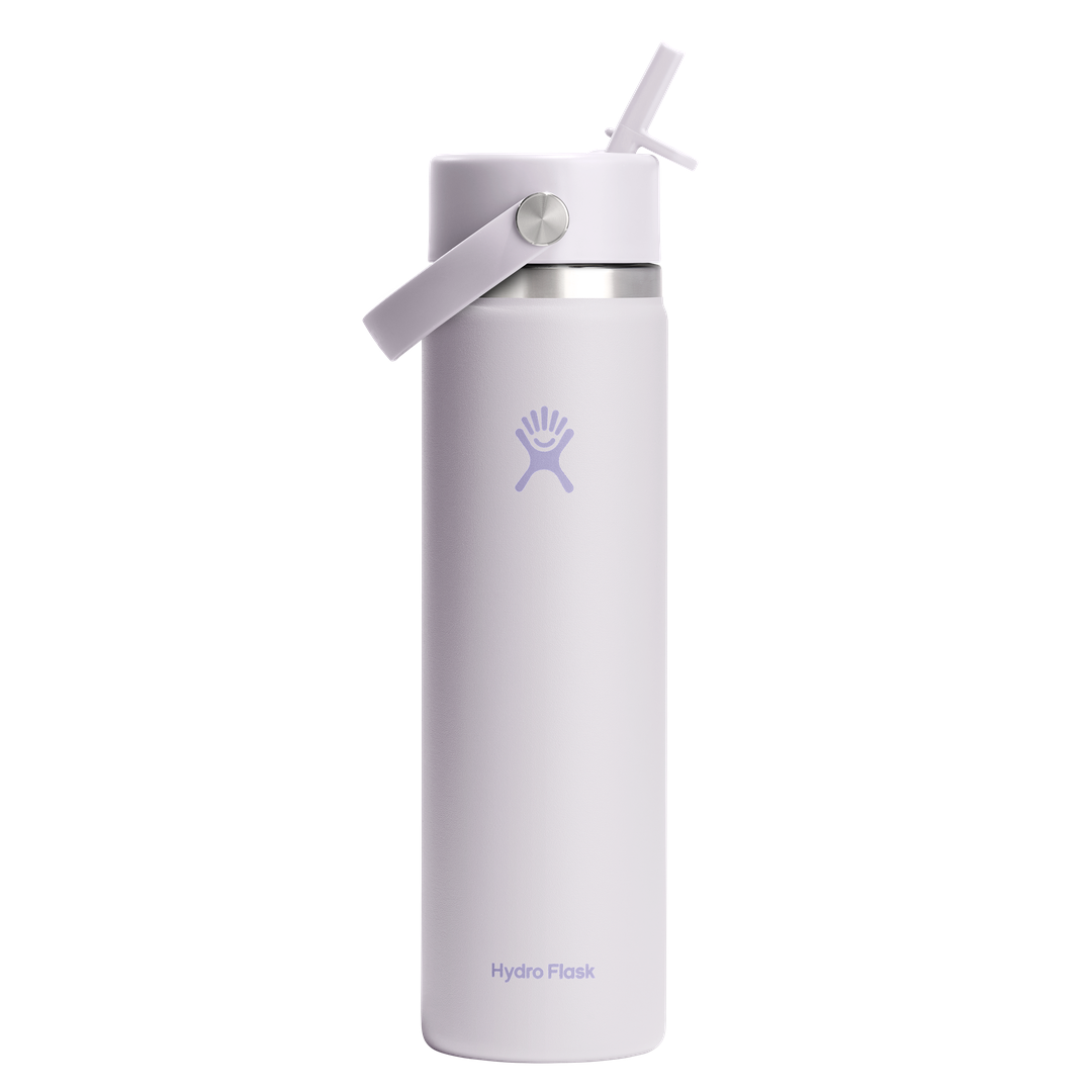 Hydro Flask 24oz Wide Flex Straw Cap Cloud Pink