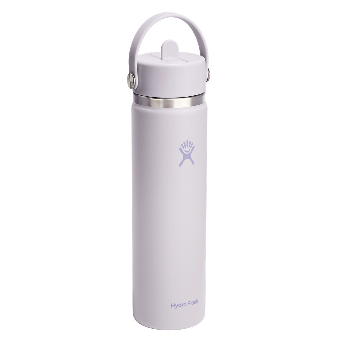 Hydro Flask 24oz Wide Flex Straw Cap Cloud Pink