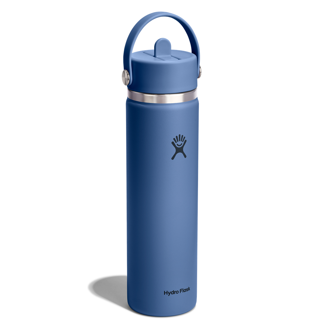Hydro Flask HYDRO FLASK 24OZ WIDE FLEX STRAW CAP HARBOR BLUE