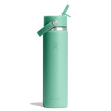 HYDRO FLASK 24OZ WIDE FLEX STRAW CAP MERMAID GREEN