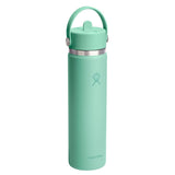 HYDRO FLASK 24OZ WIDE FLEX STRAW CAP MERMAID GREEN