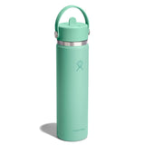 HYDRO FLASK 24OZ WIDE FLEX STRAW CAP MERMAID GREEN