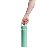HYDRO FLASK 24OZ WIDE FLEX STRAW CAP MERMAID GREEN