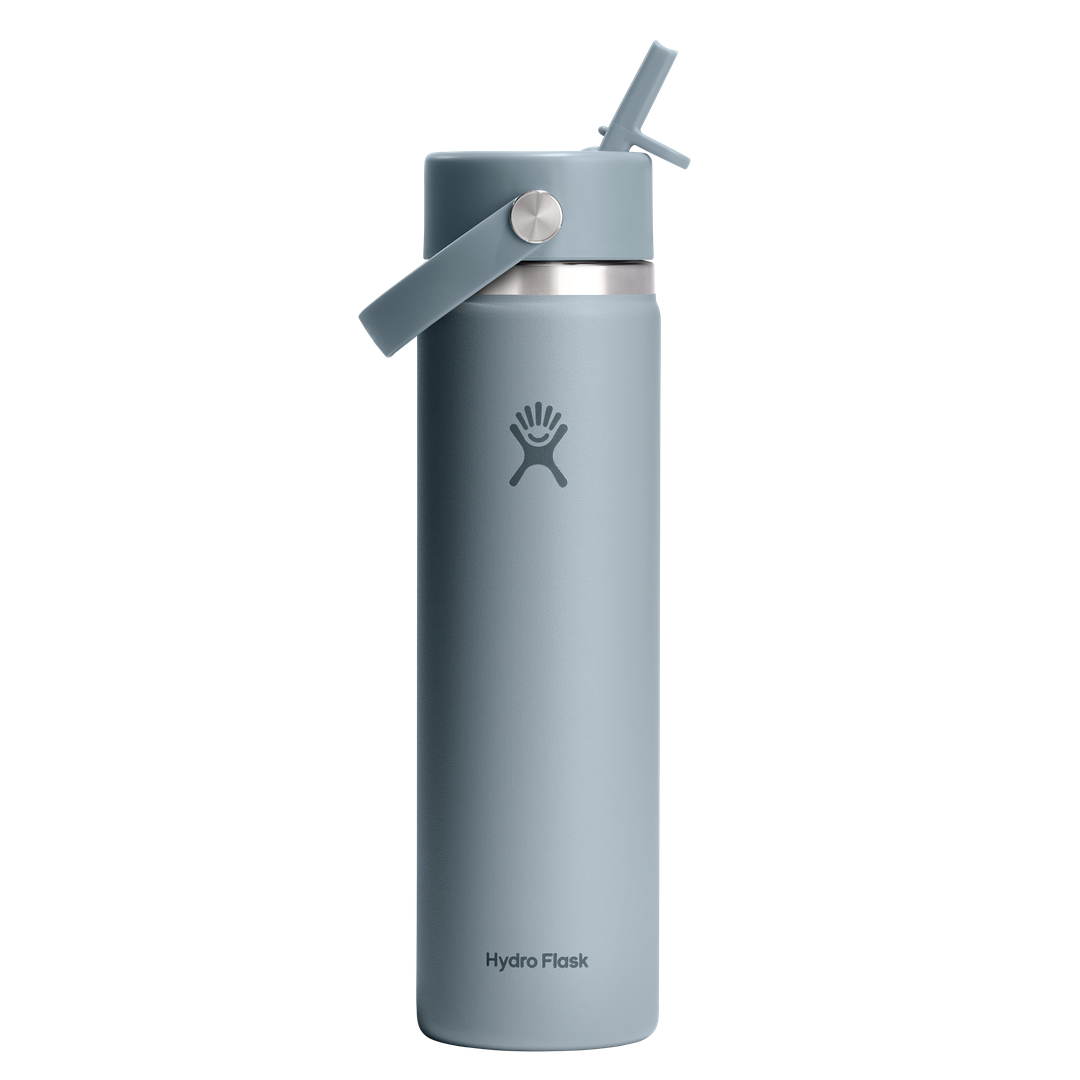 Hydro Flask HYDRO FLASK 24OZ WIDE FLEX STRAW CAP SHALE GRAY