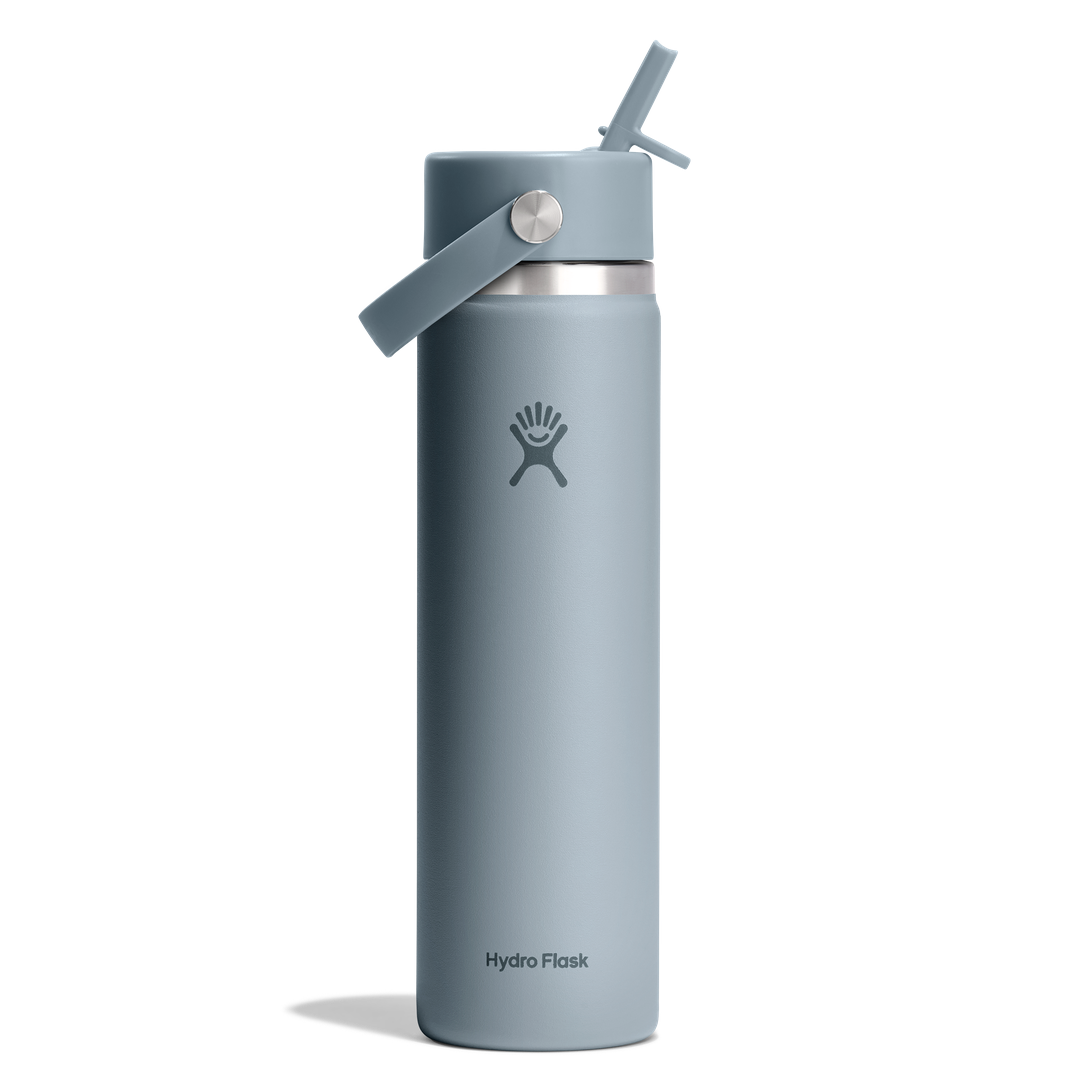 Hydro Flask HYDRO FLASK 24OZ WIDE FLEX STRAW CAP SHALE GRAY