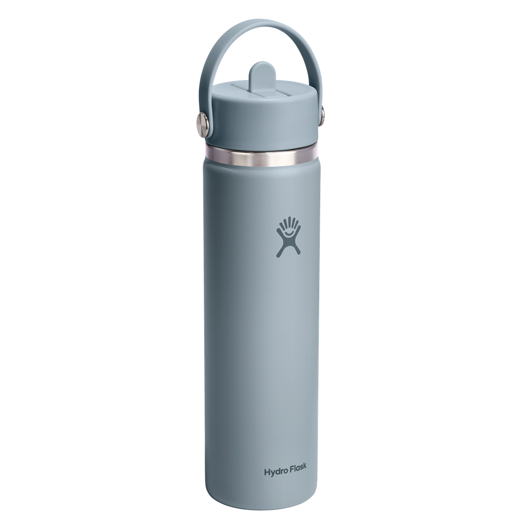 Hydro Flask HYDRO FLASK 24OZ WIDE FLEX STRAW CAP SHALE GRAY