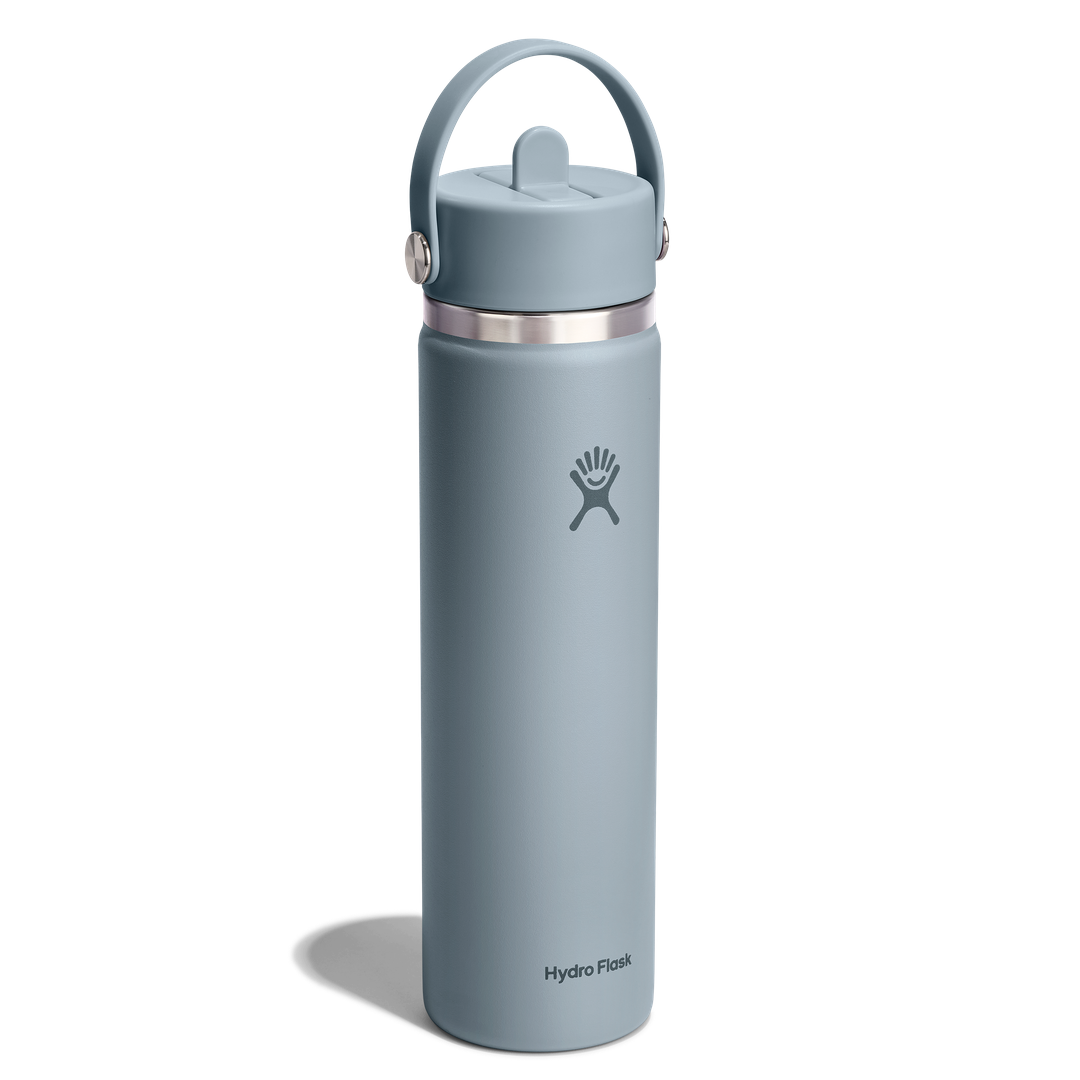 Hydro Flask HYDRO FLASK 24OZ WIDE FLEX STRAW CAP SHALE GRAY
