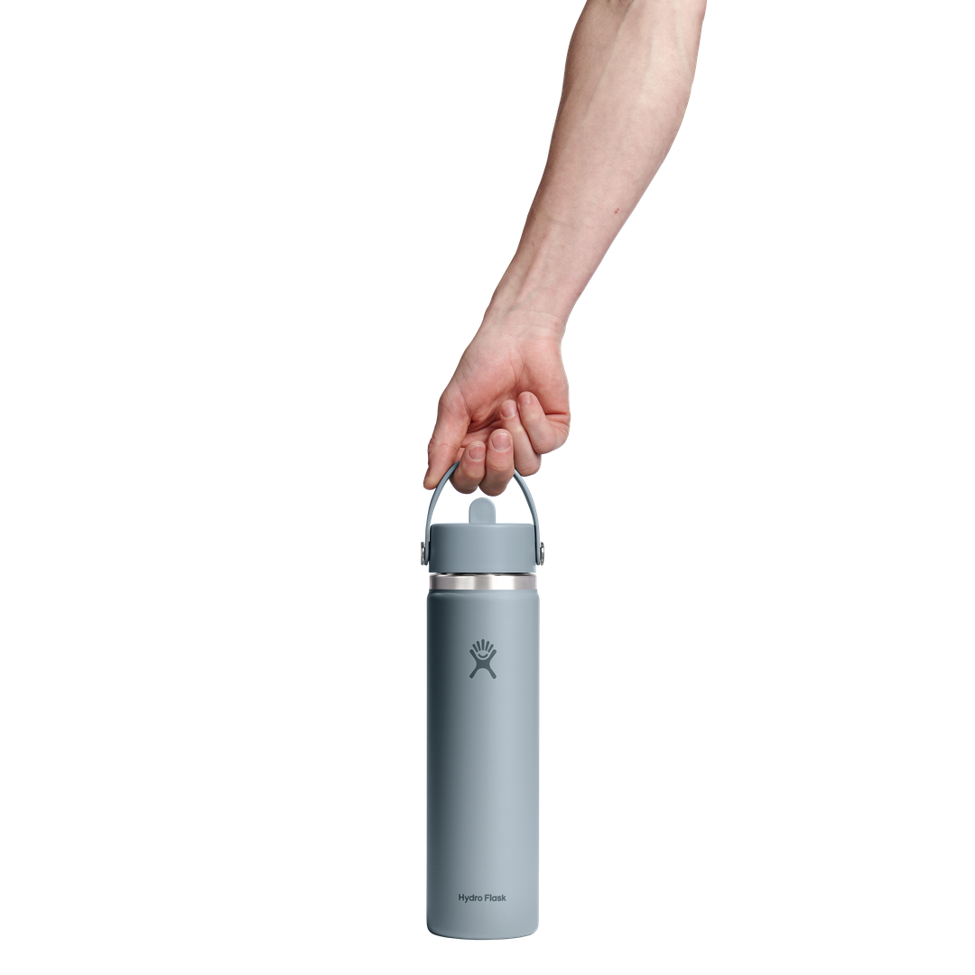 Hydro Flask HYDRO FLASK 24OZ WIDE FLEX STRAW CAP SHALE GRAY