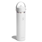 Hydro Flask HYDRO FLASK 24OZ WIDE FLEX STRAW CAP WHITE