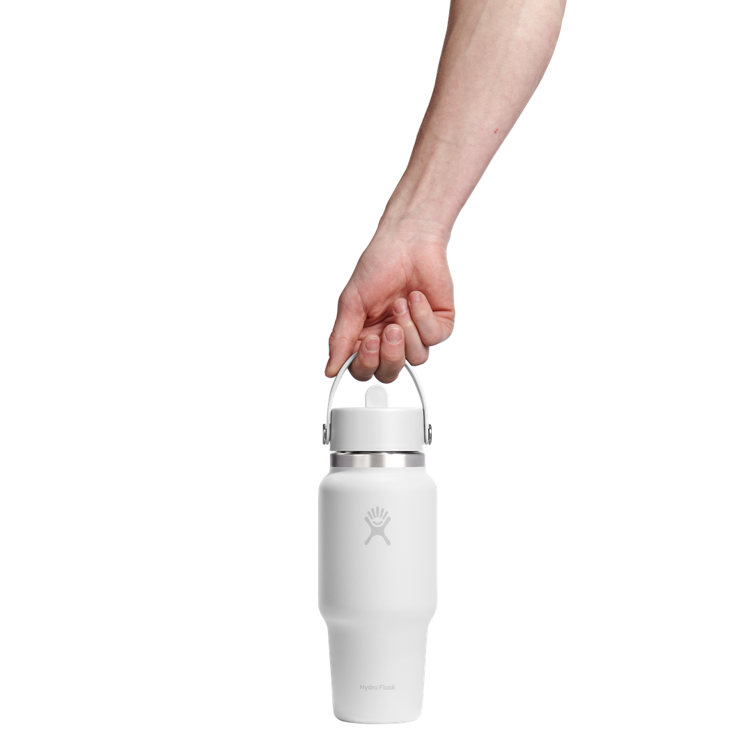 Hydro Flask HYDRO FLASK 24OZ TRAVEL BOTTLE WHITE