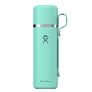 HYDRO FLASK 28OZ HOT FLASK AND CUP MERMAID GREEN