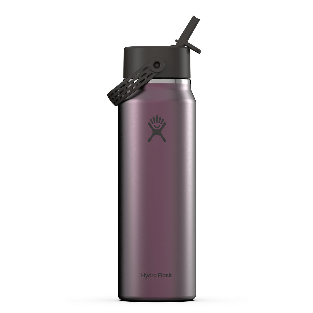 Hydro Flask HYDRO FLASK 32OZ LIGHT WIDE FLEX STRAW CAP GARNET RED