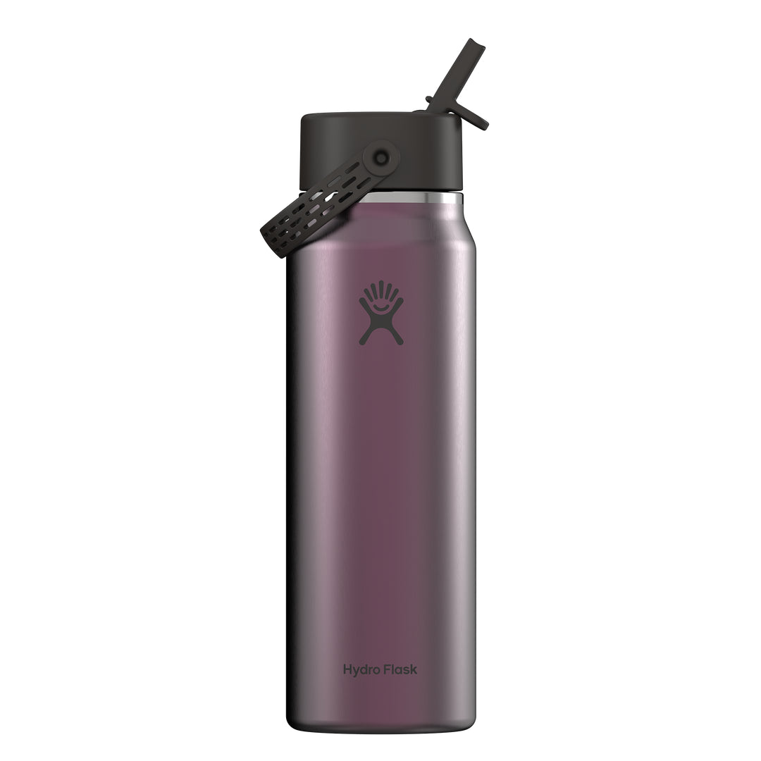 Hydro Flask HYDRO FLASK 32OZ LIGHT WIDE FLEX STRAW CAP GARNET RED