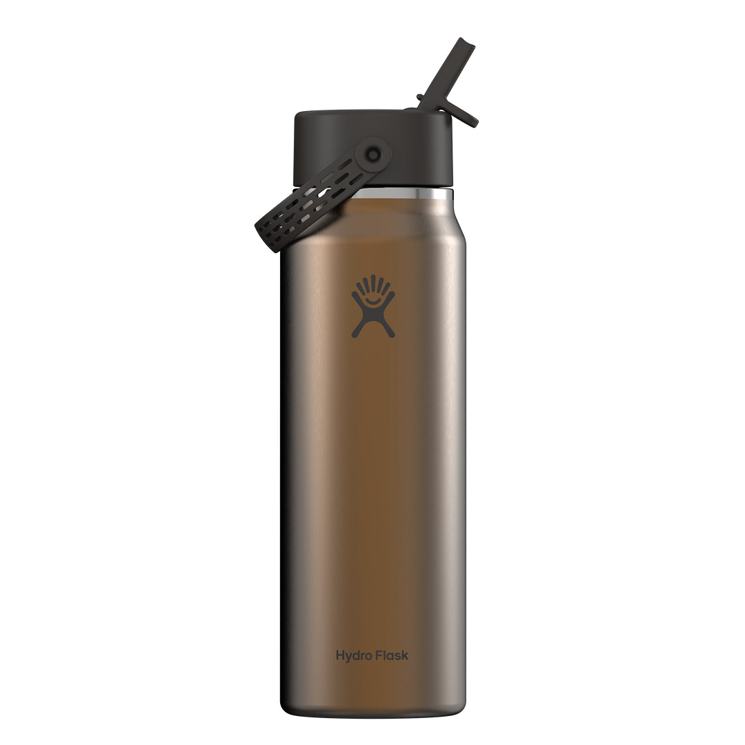 Hydro Flask HYDRO FLASK 32OZ LIGHT WIDE FLEX STRAW CAP OBSIDIAN