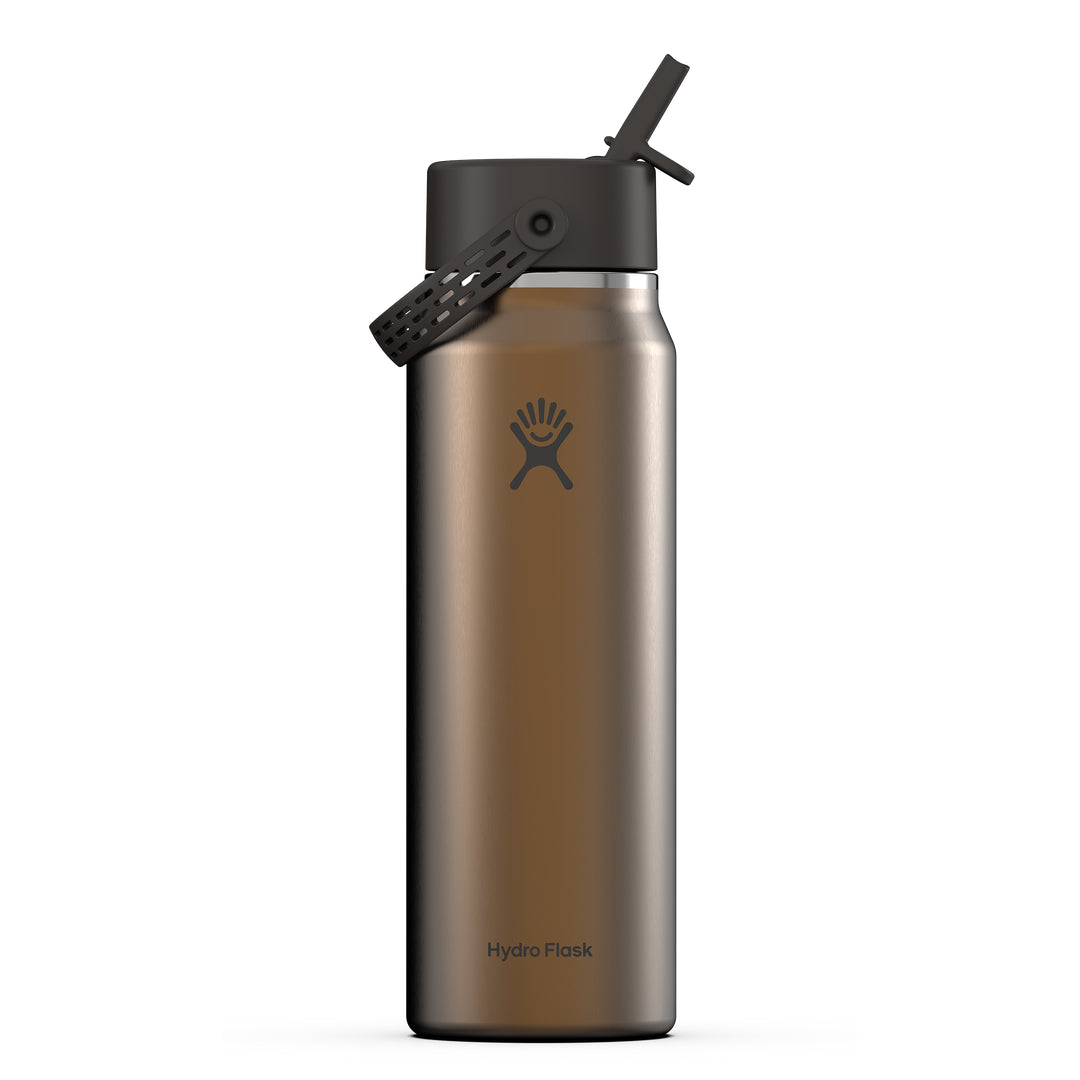 Hydro Flask HYDRO FLASK 32OZ LIGHT WIDE FLEX STRAW CAP OBSIDIAN