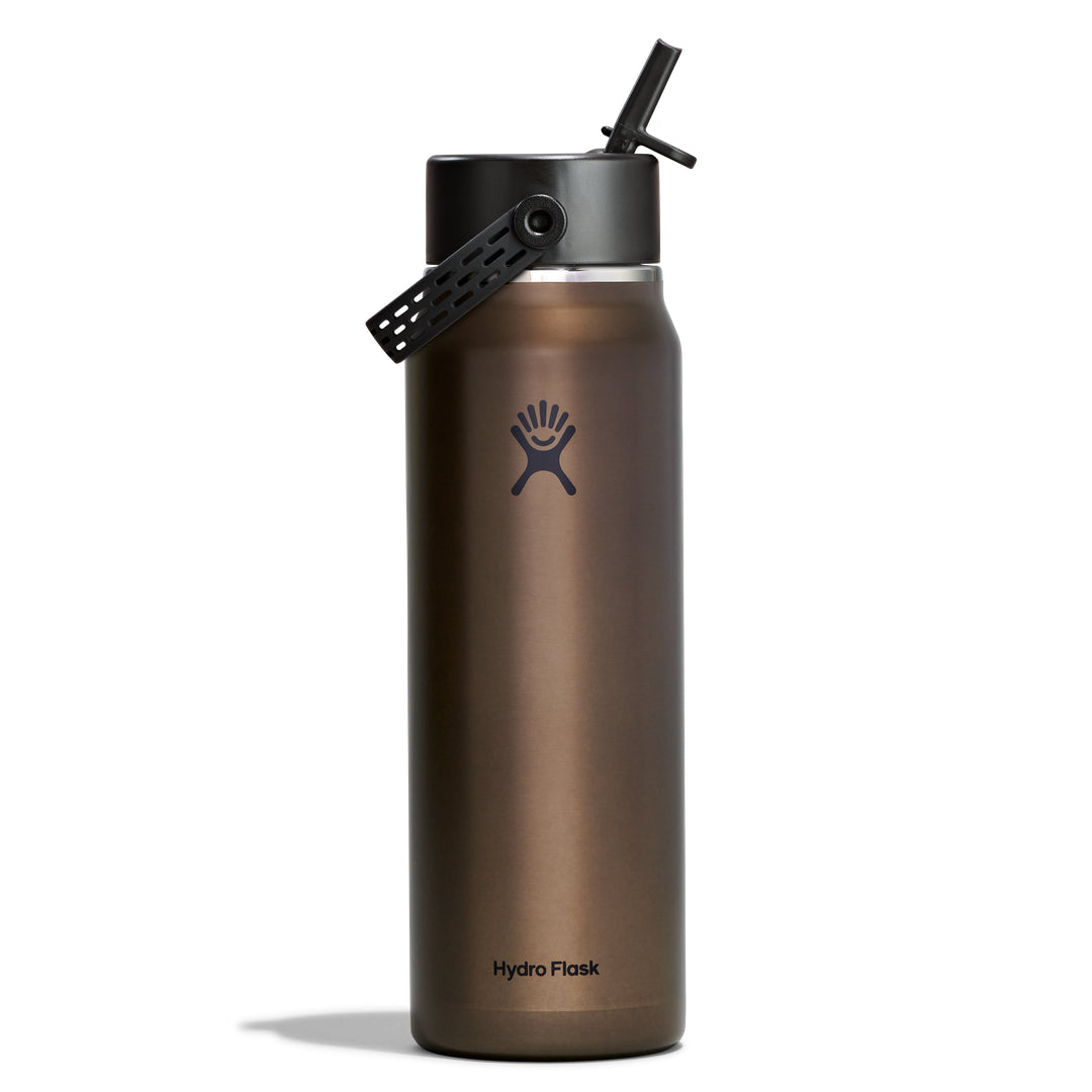 Hydro Flask HYDRO FLASK 32OZ LIGHT WIDE FLEX STRAW CAP OBSIDIAN
